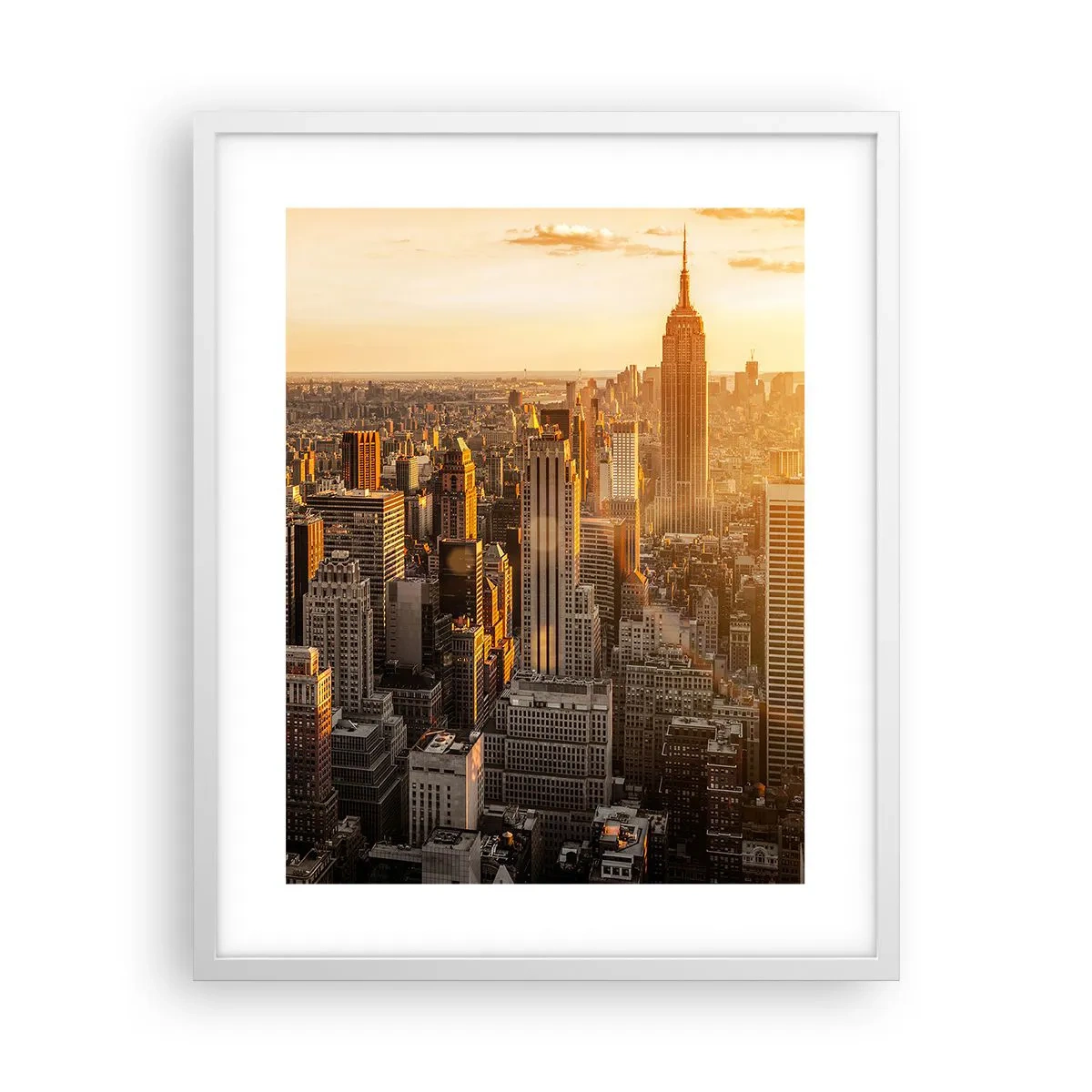 Poster in cornice bianca - Crescere al sole - 40x50 cm