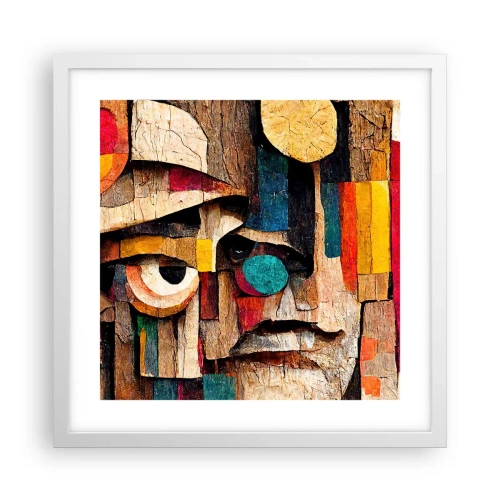 Poster in cornice bianca - Ti vedo... - 40x40 cm