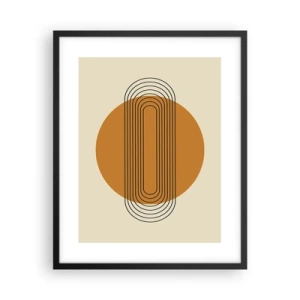 Poster in cornice nera - Piano perfetto - 40x50 cm