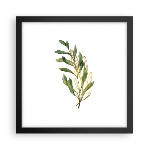 Poster in cornice nera - Tutto ciò che è buono - 30x30 cm