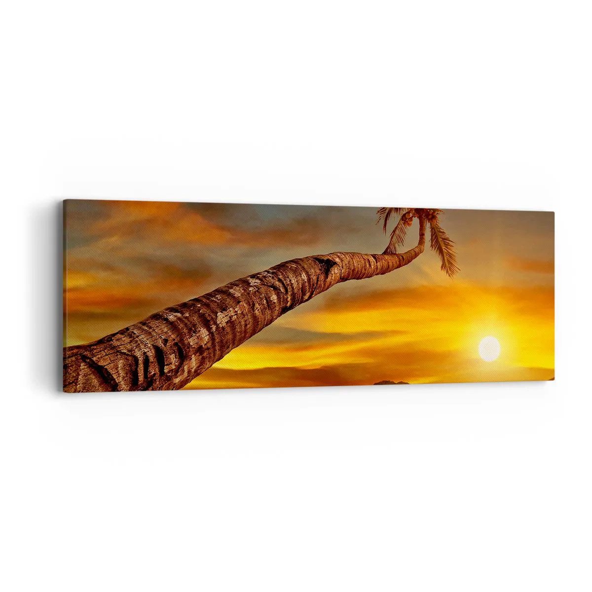 Quadro su tela - Stampe su Tela - Vacanze esotiche, avventura nei Caraibi - 90x30 cm