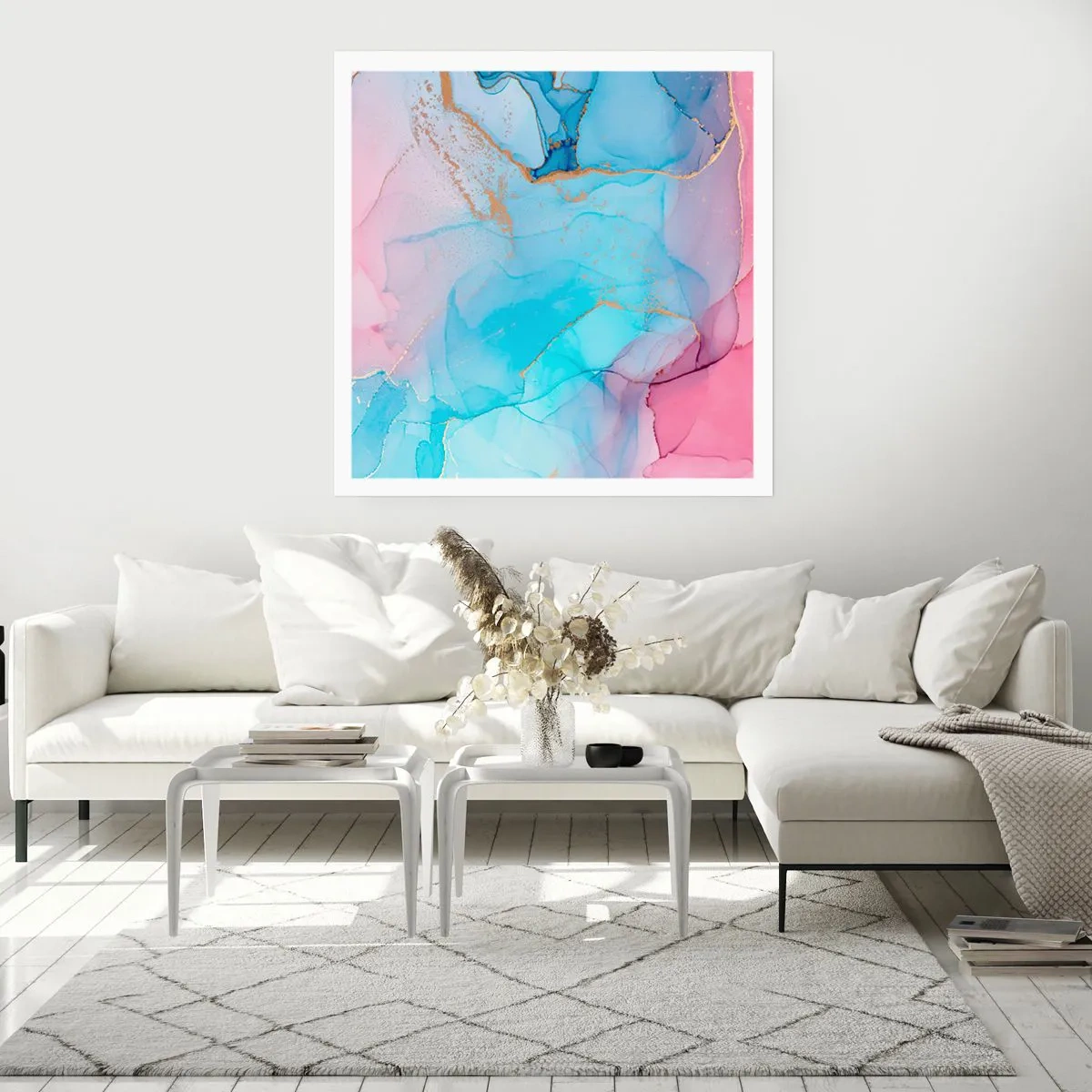 Poster - Incontro e compenetrazione - 50x50 cm