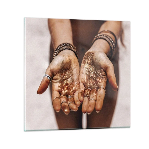 Quadro su vetro - Un dono per te - 40x40 cm