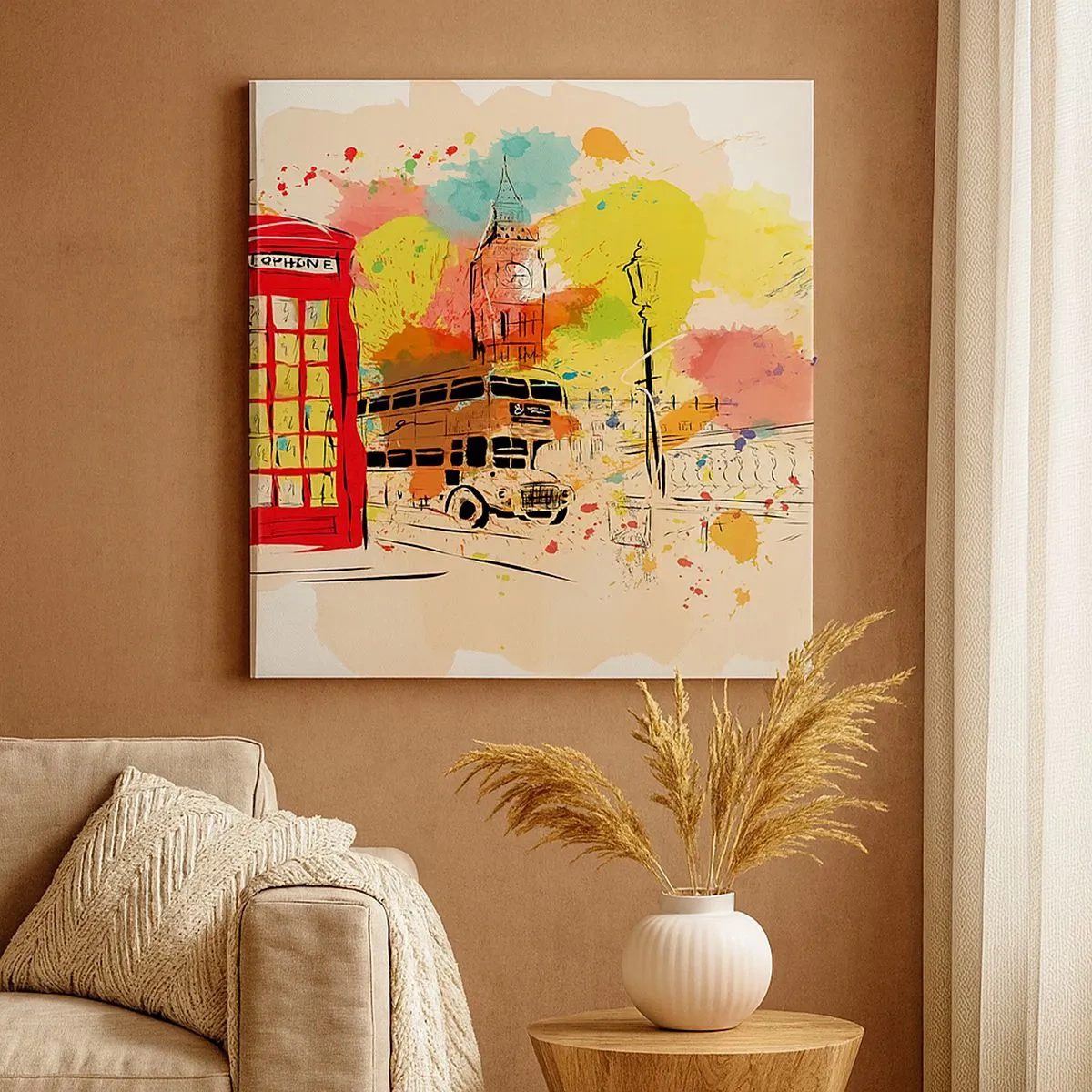 Quadro su tela - Stampe su Tela - La città della varietà - 30x30 cm