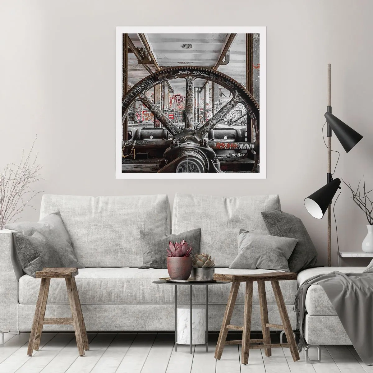 Poster - La vita segreta della fabbrica - 50x50 cm