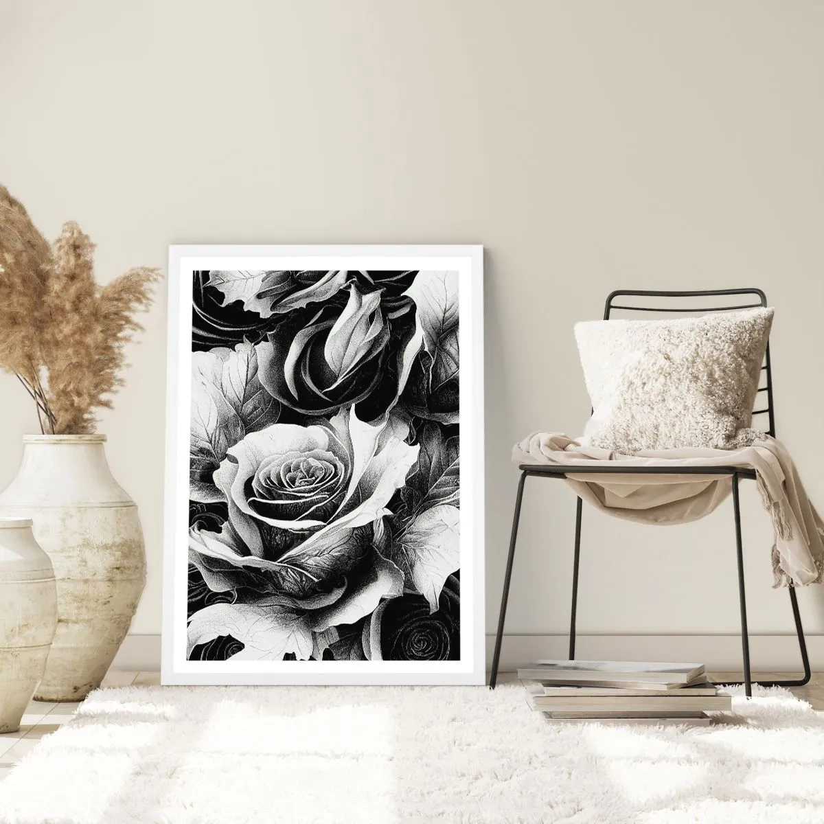 Poster in cornice bianca - Sempre regina - 70x100 cm