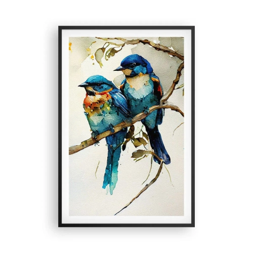 Poster in cornice nera - Si è offeso? - 61x91 cm