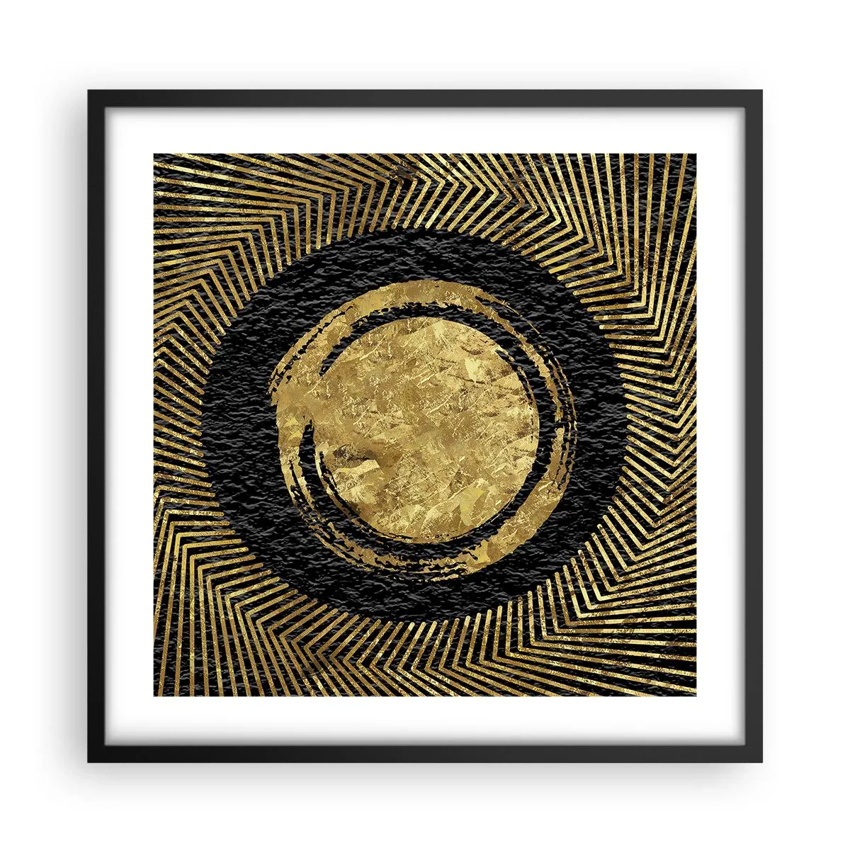 Poster in cornice nera - Composizione glamour - 50x50 cm