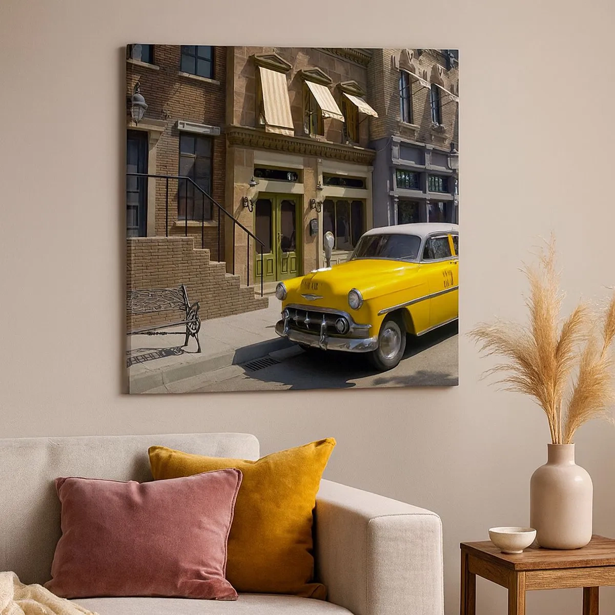 Quadro su tela - Stampe su Tela - Tanto tempo fa in America - 30x30 cm