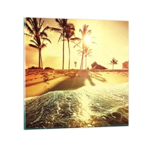 Quadro su vetro - Pomeriggio in California - 70x70 cm