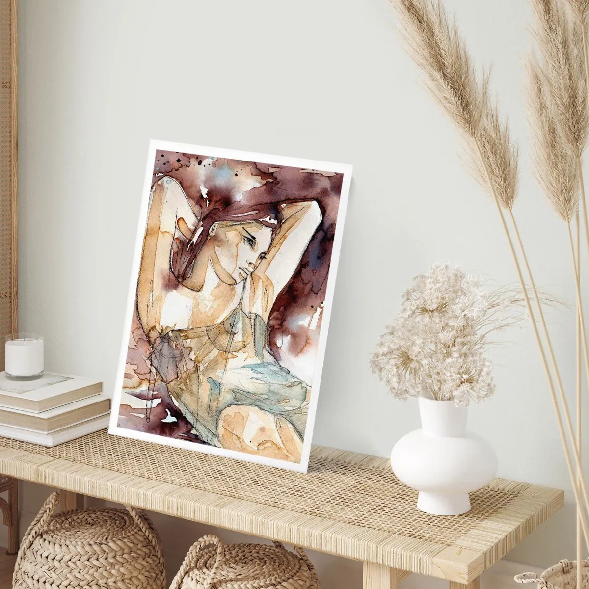 Poster - Di umore lilla - 40x50 cm