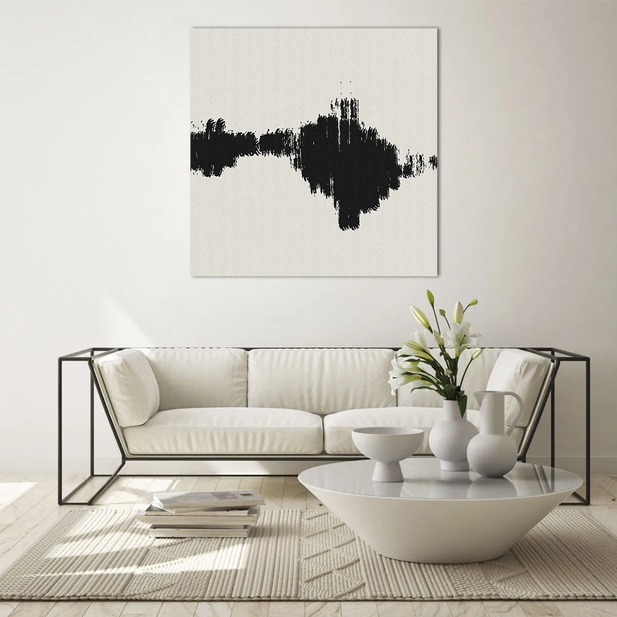 Quadro su vetro - Le vibrazioni della fantasia - 40x40 cm