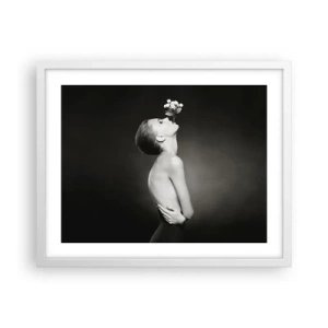 Poster in cornice bianca - Eleganza eccentrica - 50x40 cm