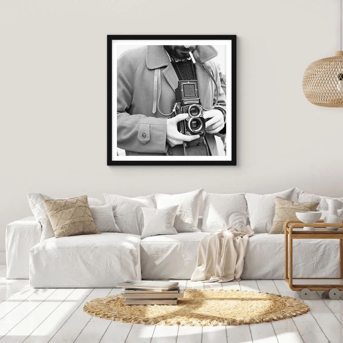 Poster in cornice nera - In stile retro - 50x50 cm