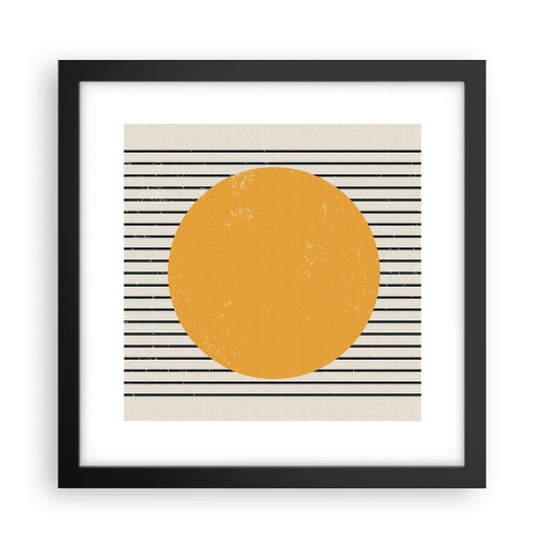 Poster in cornice nera - La forza della semplicità - 30x30 cm