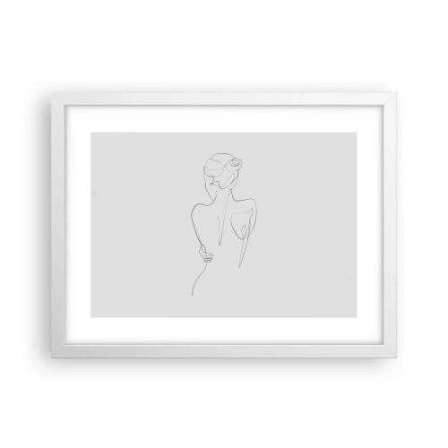 Poster in cornice bianca - La musica del corpo - 40x30 cm