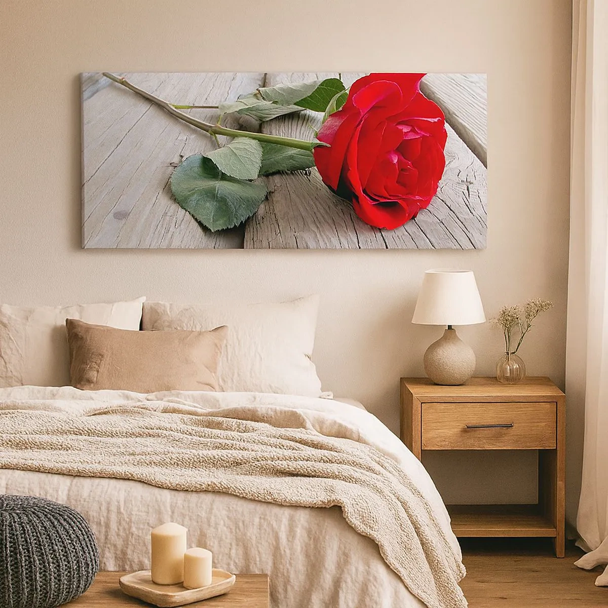 Quadro su tela - Stampe su Tela - Studio in scarlatto - 100x40 cm