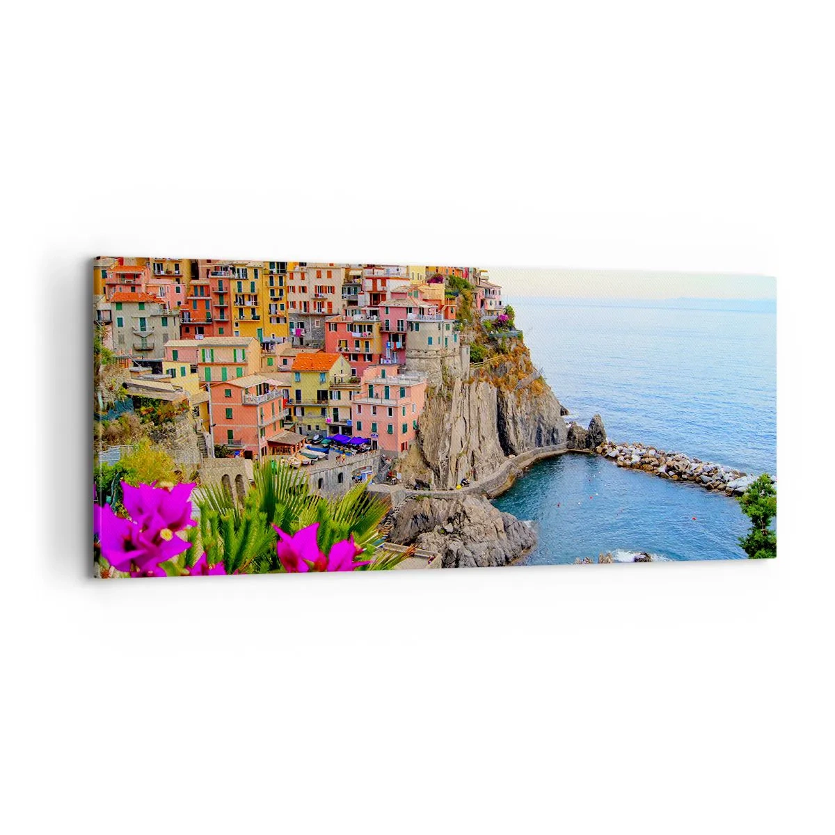 Quadro su tela - Stampe su Tela - La città che ride - 100x40 cm