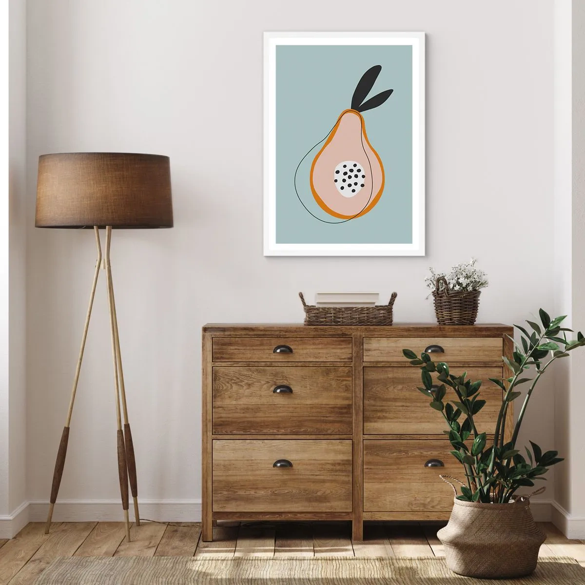 Poster in cornice bianca - Penetrare la natura delle cose - 70x100 cm