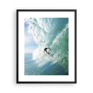 Poster in cornice nera - Sempre sull'onda - 40x50 cm