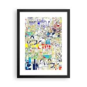 Poster in cornice nera - Semplicemente bello da vedere - 30x40 cm