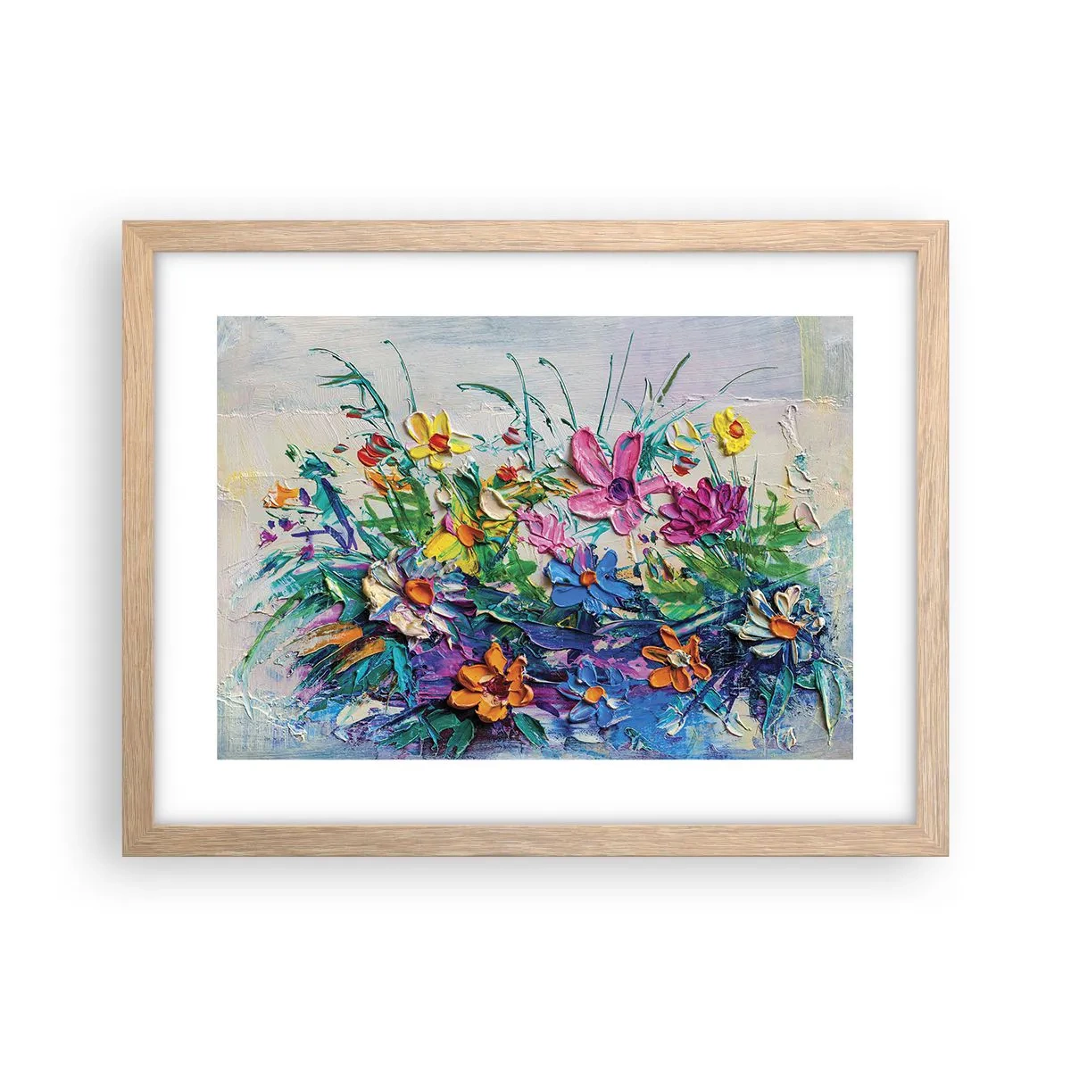 Poster in cornice rovere chiaro - Natura per niente morta - 40x30 cm