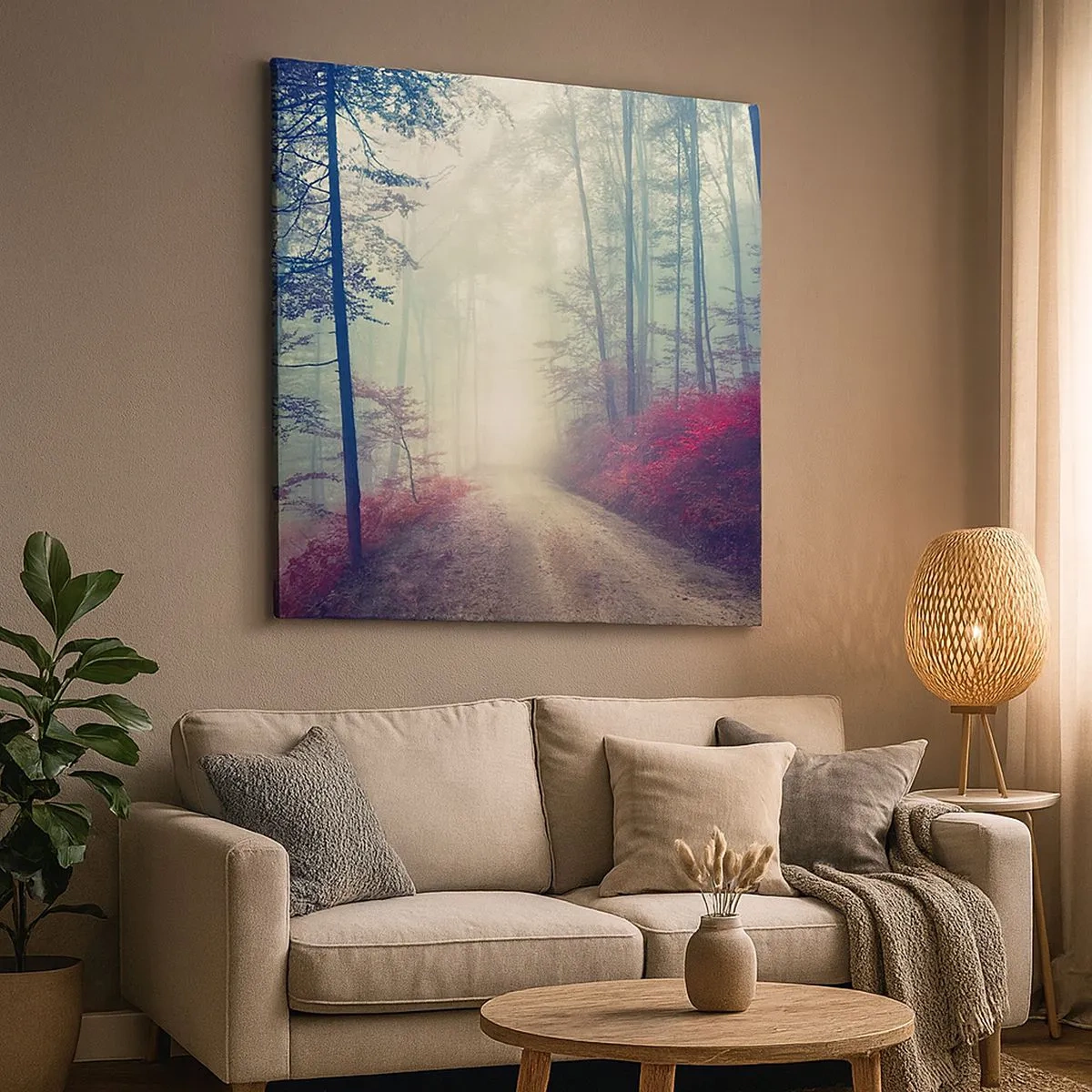 Quadro su tela - Stampe su Tela - Come è bello alzarsi all'alba - 30x30 cm