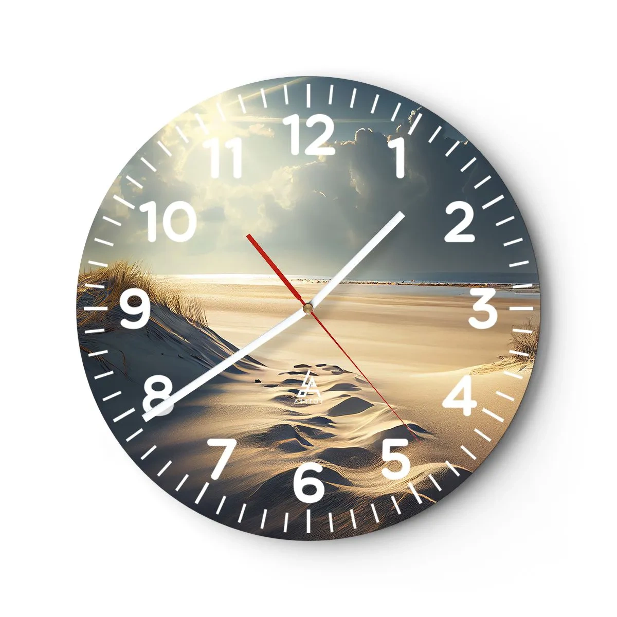 Orologio da parete - Orologio in Vetro - Paesaggio rilassante - 40x40 cm