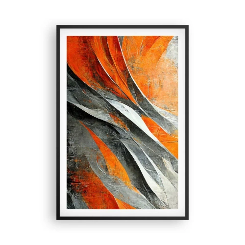 Poster in cornice nera - Caldo e freddo - 61x91 cm