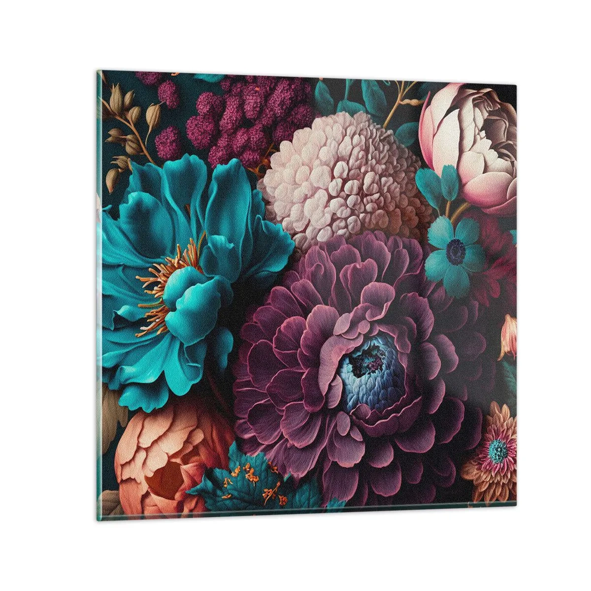 Quadro su vetro - Ricchezza della natura - 40x40 cm