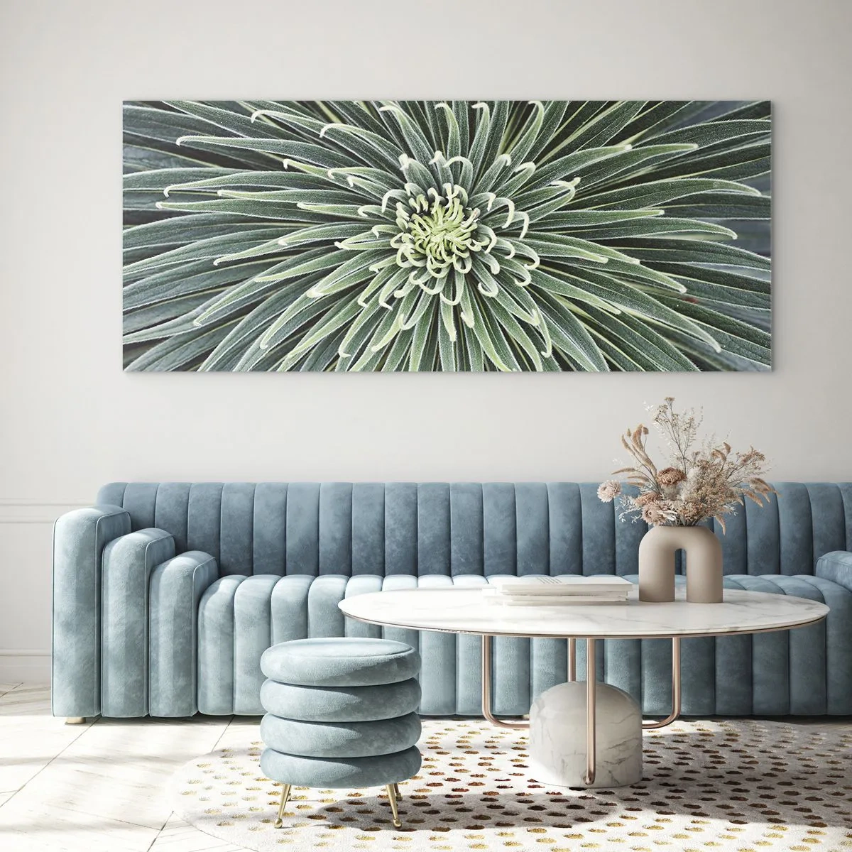 Quadro su vetro - La nascita delle stelle - 90x30 cm