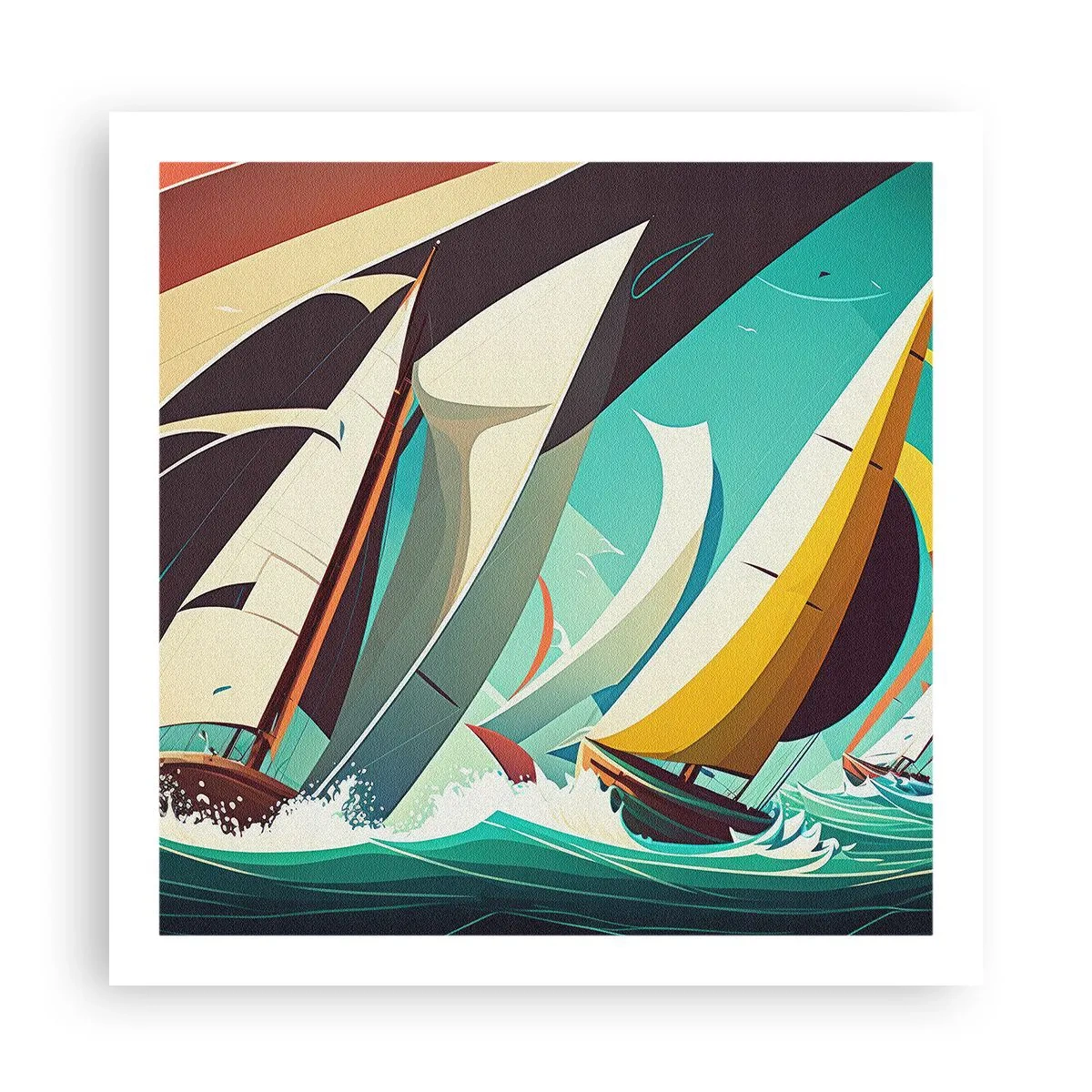 Poster - Compagne degli elementi - 60x60 cm