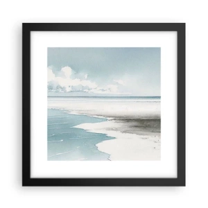 Poster in cornice nera - Marea dolce - 30x30 cm