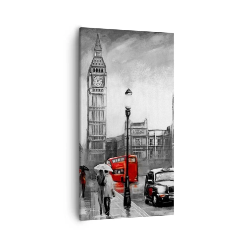 Quadro su tela - Stampe su Tela - Una città per niente grigia - 55x100 cm