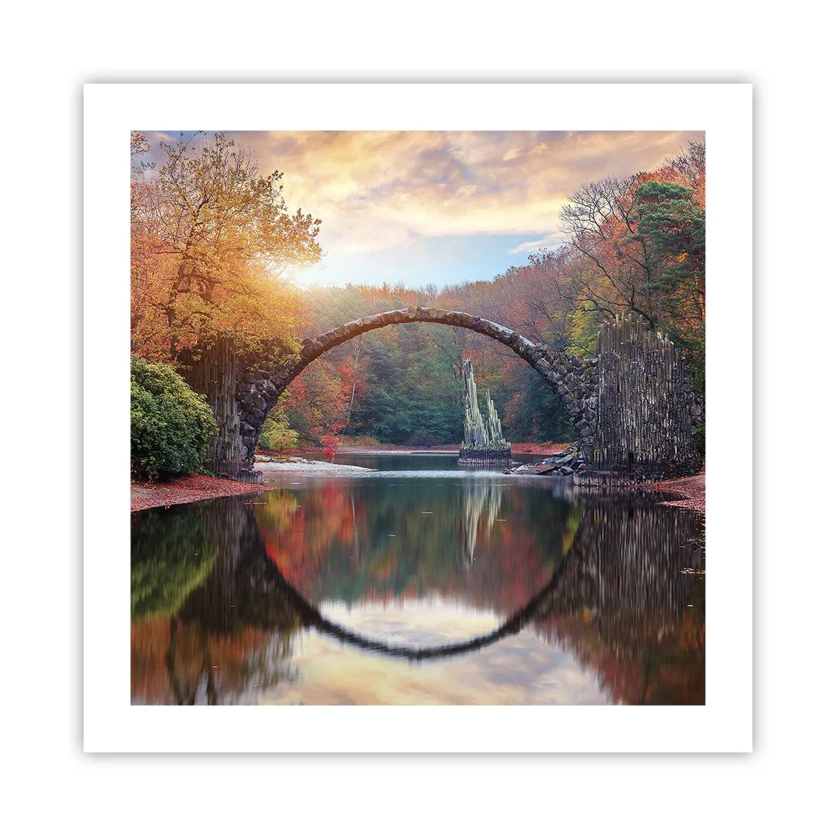 Poster - Dall'altro lato dello specchio - 50x50 cm