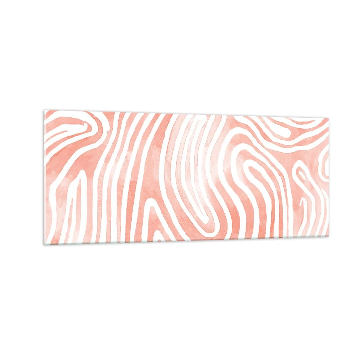 Quadro su vetro - Nel labirinto di corallo - 100x40 cm