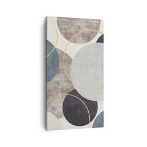 Quadro su tela - Stampe su Tela - Un cerchio dietro l'altro - 45x80 cm