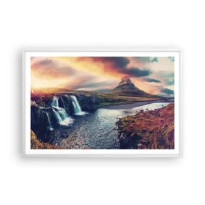 Poster in cornice bianca - Nella maestà della natura - 91x61 cm