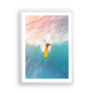 Poster in cornice bianca - Il cavaliere dell'oceano - 50x70 cm