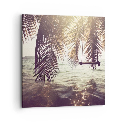 Quadro su tela - Stampe su Tela - Si può dondolare tra le nuvole a volontà - 70x70 cm