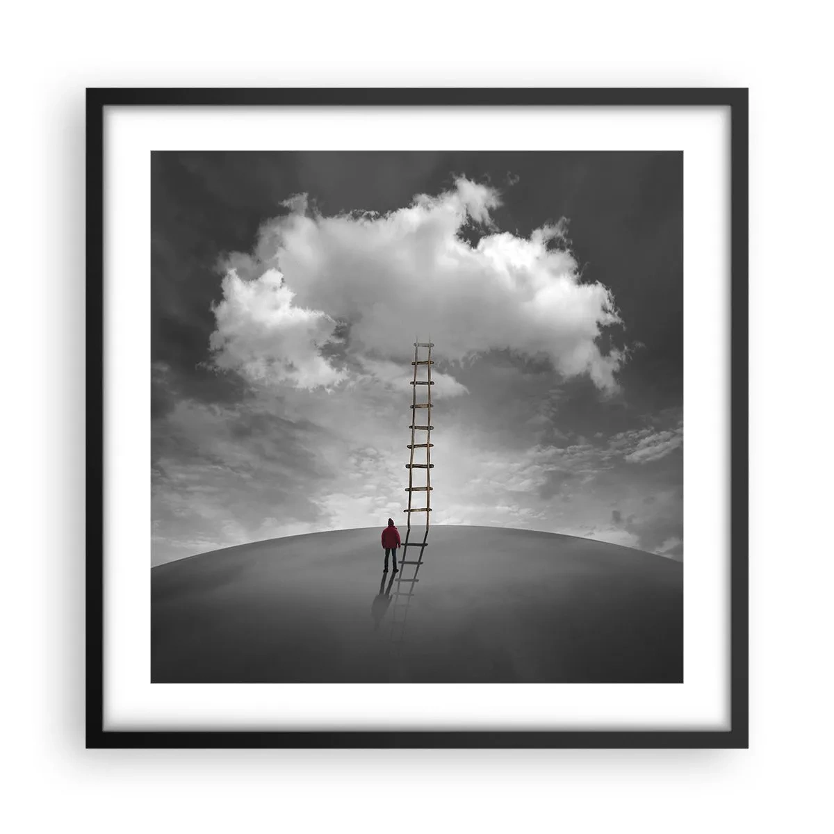 Poster in cornice nera - Tutto è possibile - 50x50 cm