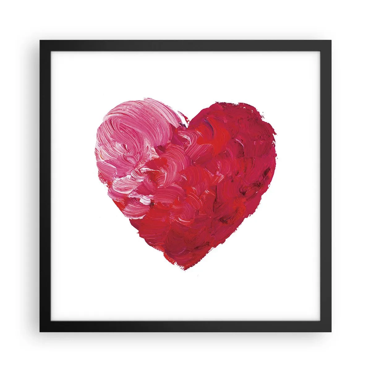 Poster in cornice nera - All you need is love - 40x40 cm