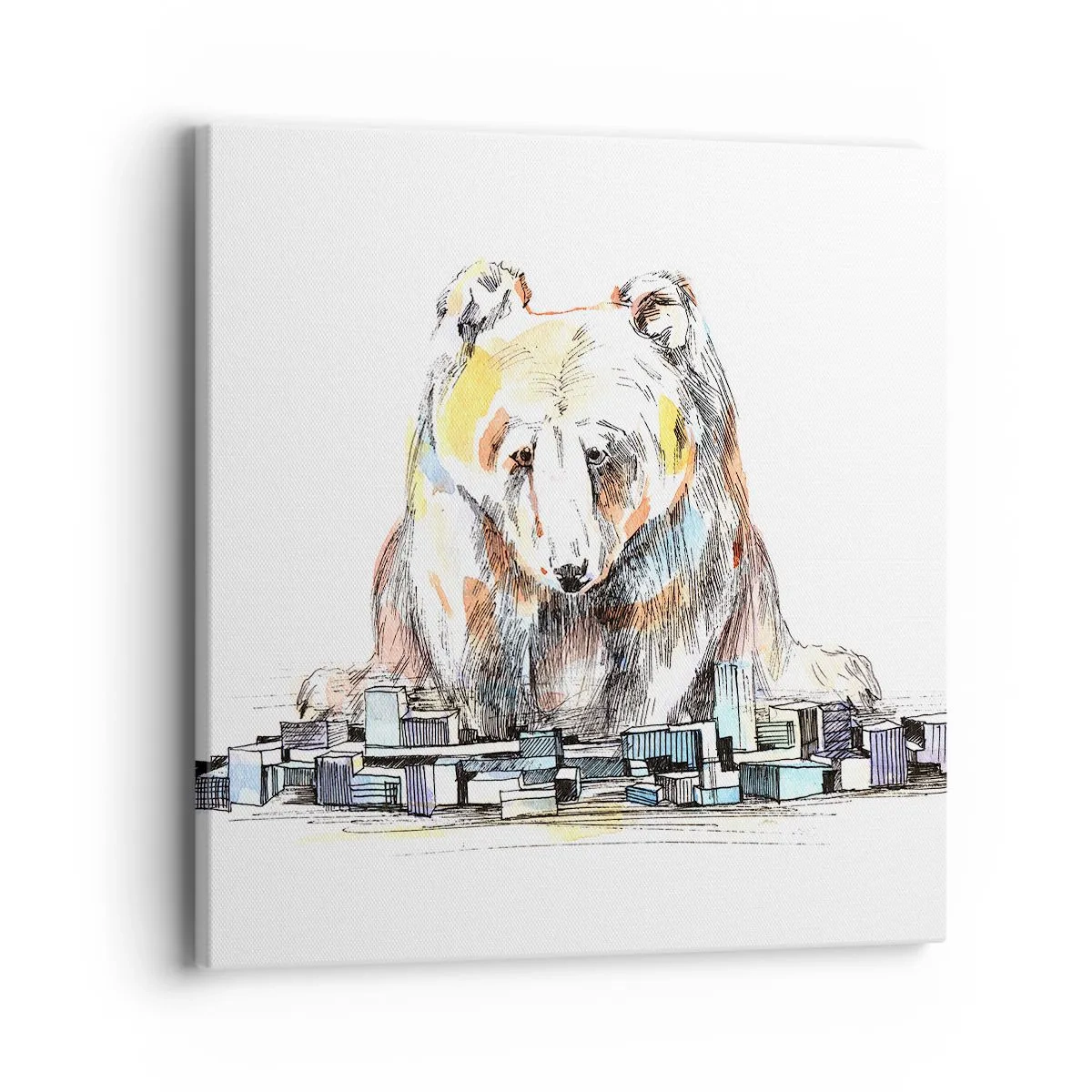 Quadro su tela - Stampe su Tela - Come si può vivere così? - 40x40 cm