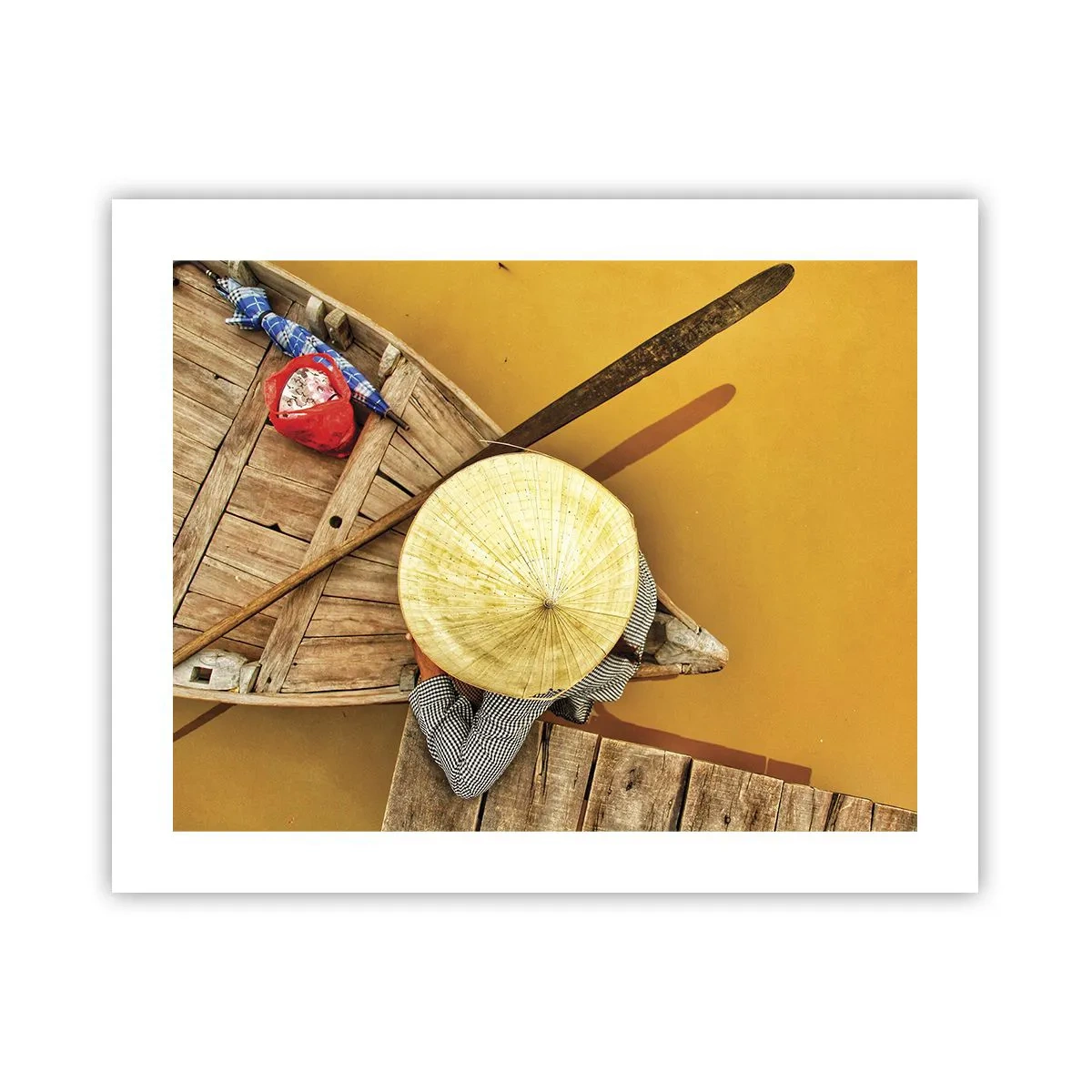 Poster - Vita sul Fiume Giallo - 50x40 cm