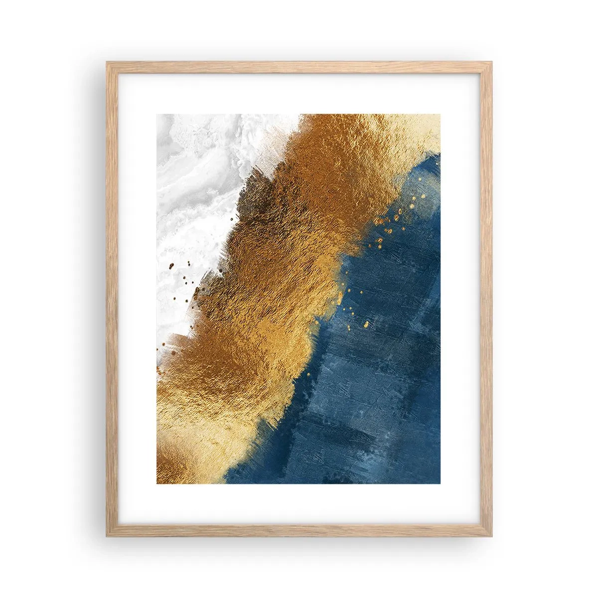Poster in cornice rovere chiaro - I colori dell'estate - 40x50 cm