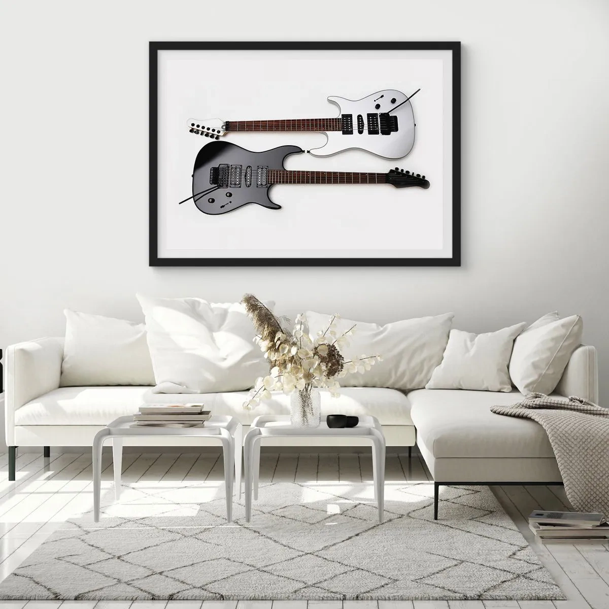 Poster in cornice nera - Armonia delle forme - 91x61 cm