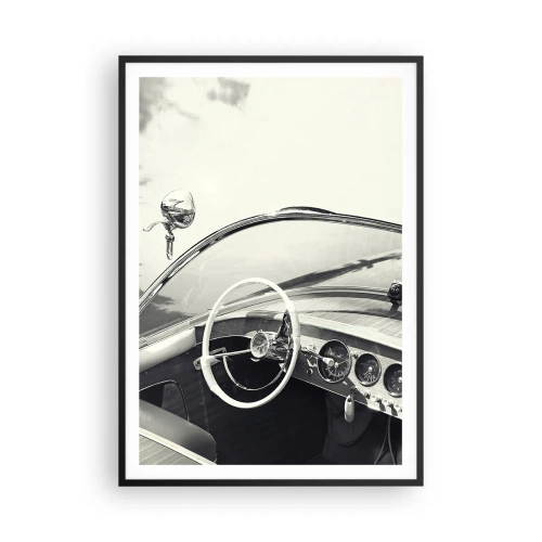 Poster in cornice nera - Il ricco e il povero - 70x100 cm