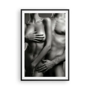 Poster in cornice nera - Adamo ed Eva - 61x91 cm