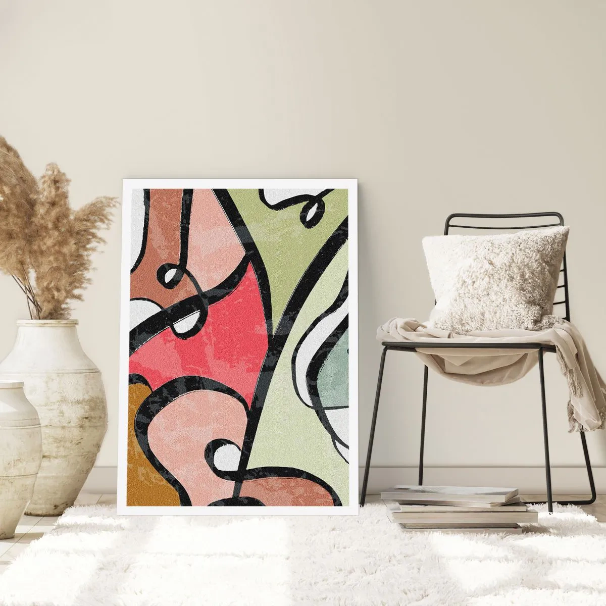 Poster - Piroette tra i colori - 70x100 cm