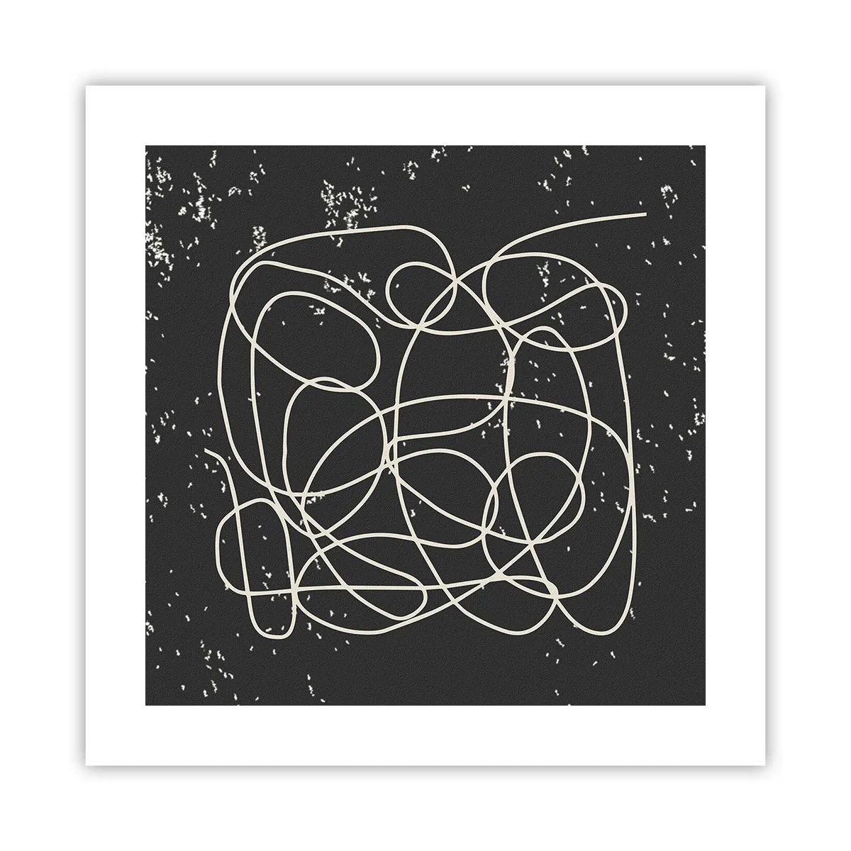 Poster - Il caos dei pensieri - 40x40 cm